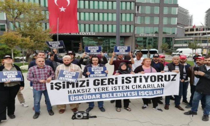 Workers fired by Istanbul's Üsküdar Municipality: "They made us do party work"