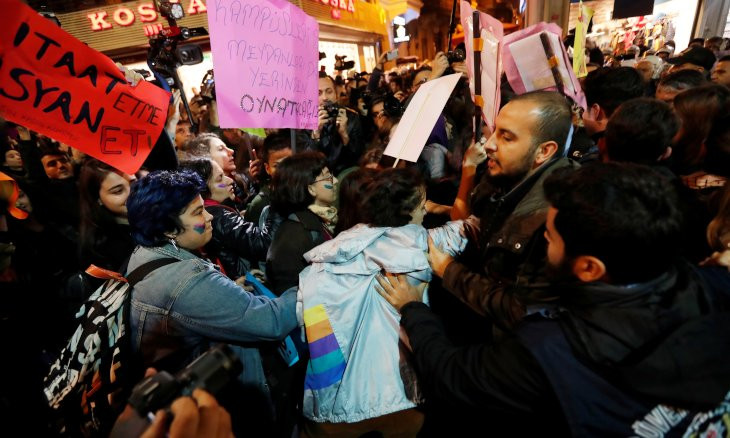 Istanbul police disperse demonstrators demanding end to violence against women