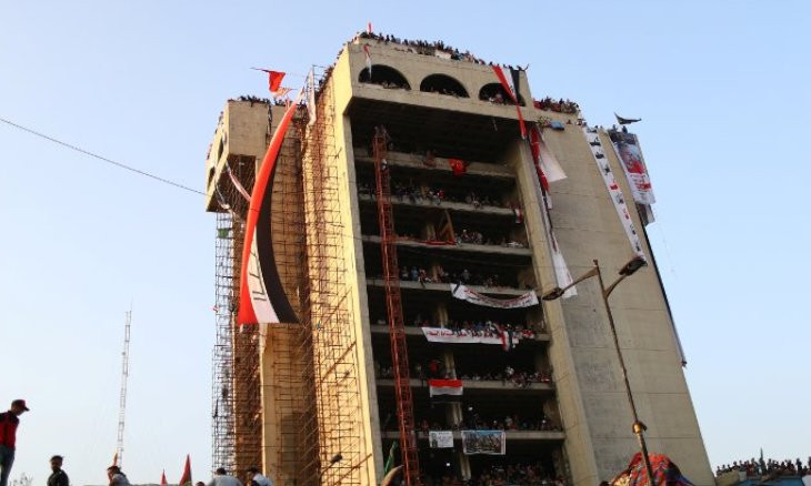 Iraqi protesters claim 'Turkish Restaurant' as makeshift headquarters