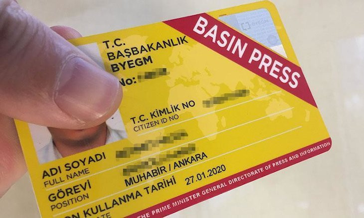 Turkey revokes press cards of 685 journalists over 'national security' since botched coup