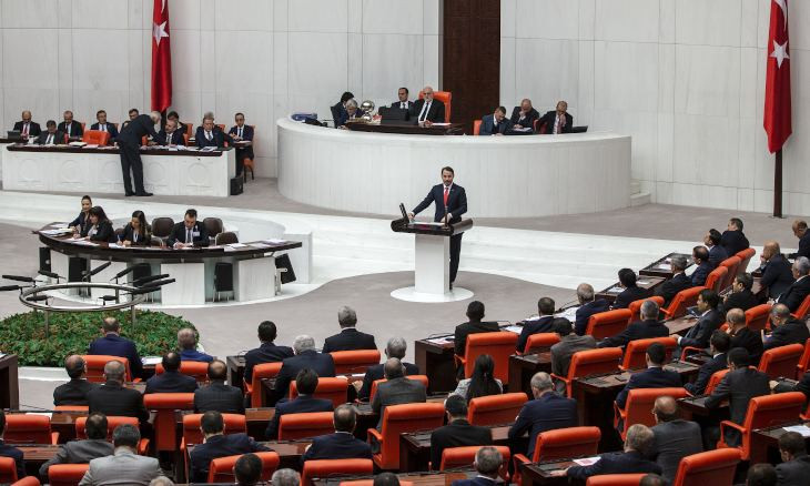 Turkey's finance minister justifies budget use by pointing to salary payments