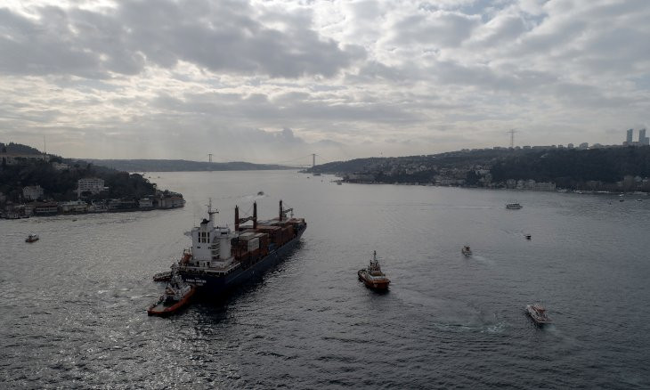 Cargo ship runs aground in Istanbul's Bosphorus strait