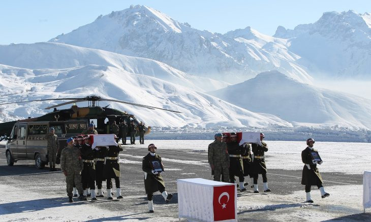 Two Turkish soldiers die during shooting practice in Hakkari