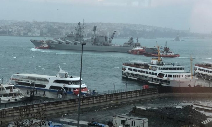 TRT misleads public with news on Russian warship's attempt to approach Bosphorus shore