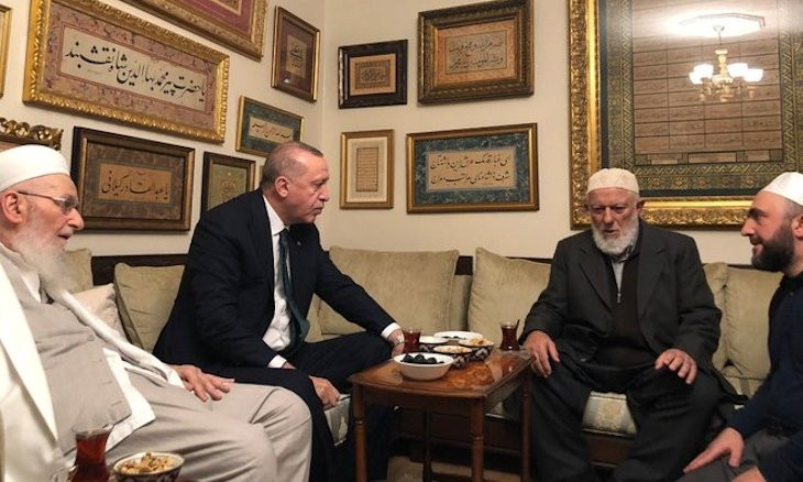 Erdoğan visits Islamist cult leaders in Istanbul
