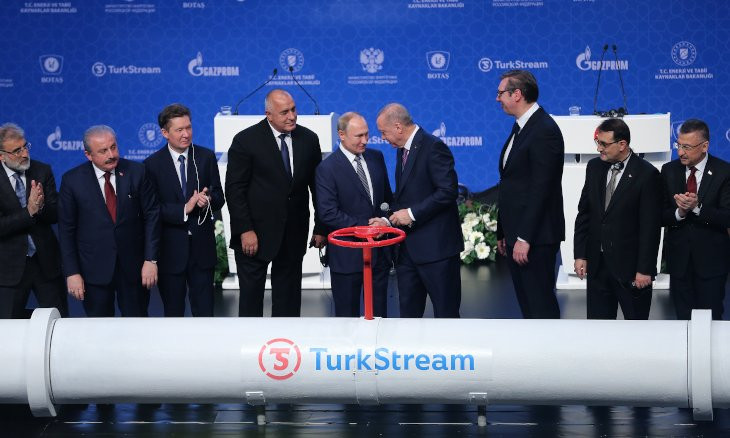 Putin, Erdoğan launch TurkStream gas pipeline