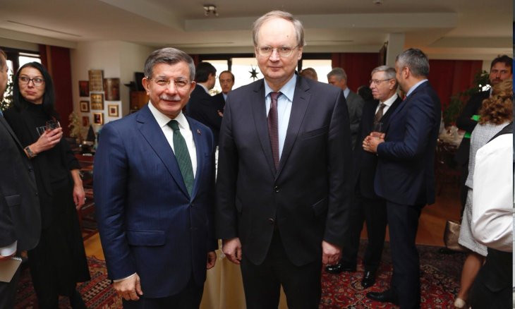 Davutoğlu meets with EU ambassadors in Ankara