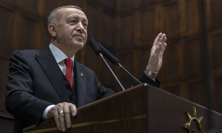 Man detained after interrupting Erdoğan's speech in parliament