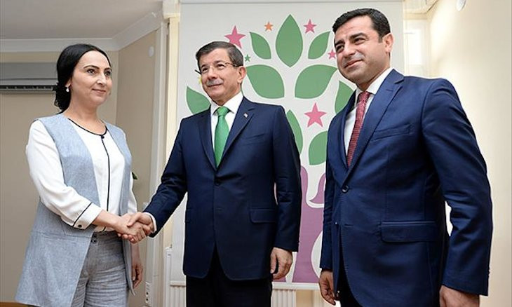 Davutoğlu accepts existence of the 'Kurdish issue' but wouldn't negotiate with HDP