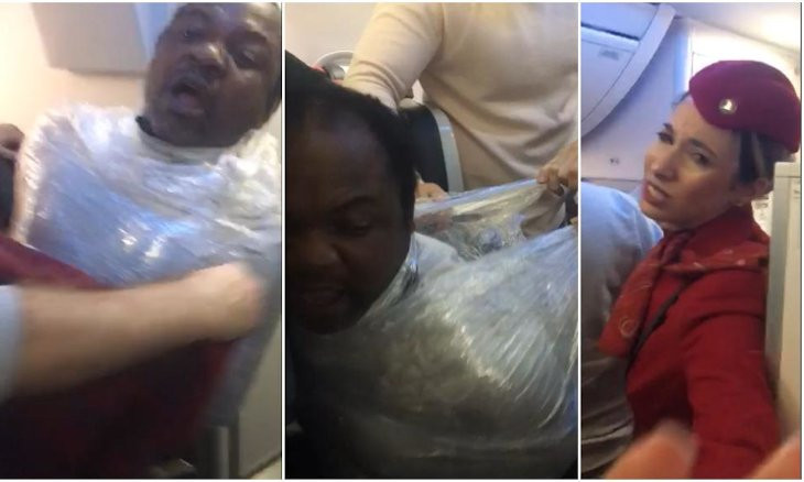 Cameroonian man 'wrapped in stretch film' on Turkish Airlines flight