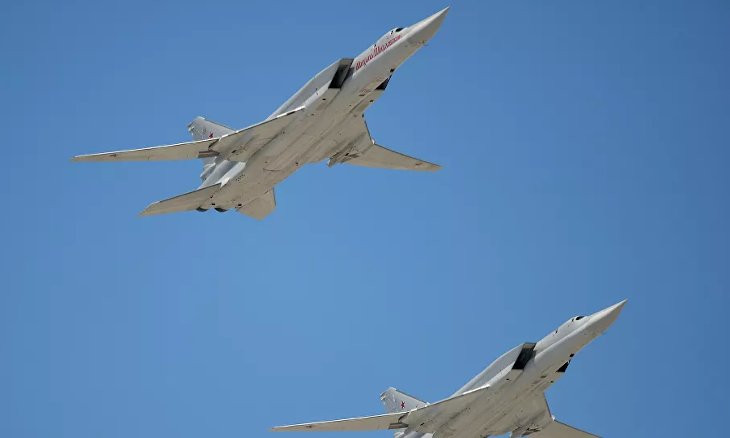 Russian bombers conduct flight over Black Sea
