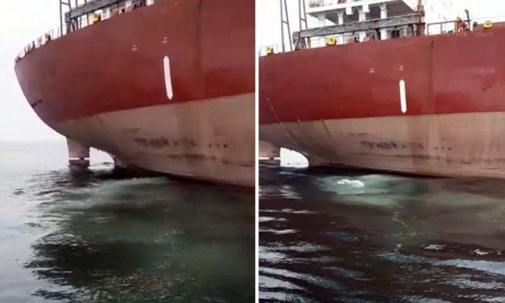 Cargo ship fined 2 million liras for illegal dumping in Marmara Sea