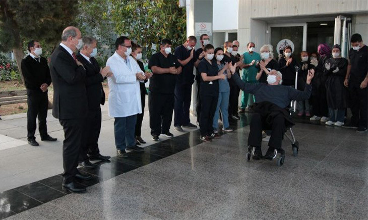 The last hospitalized COVID-19 patient of Northern Cyprus discharged