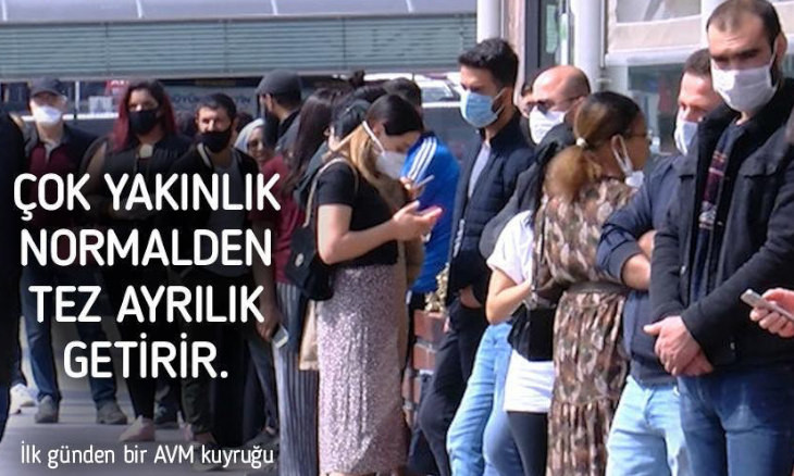 Turkish Health Minister warns on first day of reopening: Being too close will bring an early separation