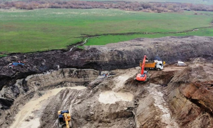 Hydroelectric power plant construction threatens the Zilan River in Van