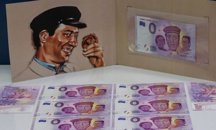 Euro-souvenir note pays tribute to Turkish comic star Kemal Sunal