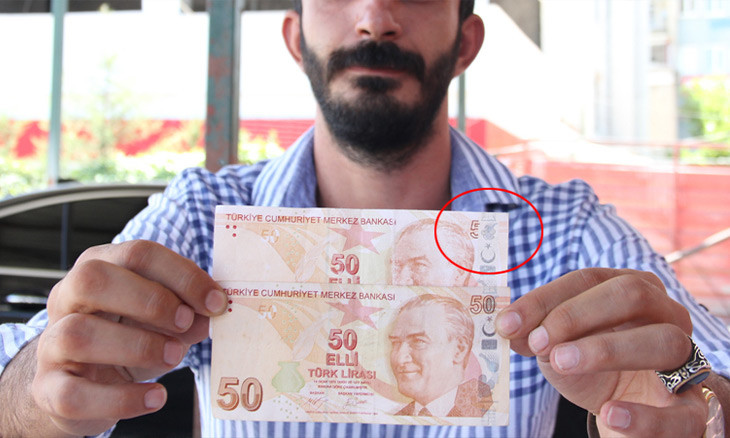 Faulty Turkish Lira on sale for 1,500 times its value