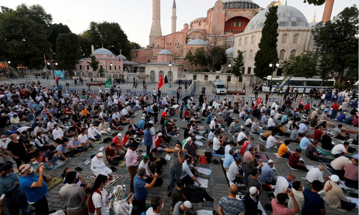 Hagia Sophia to open for worship on July 24, says Erdoğan