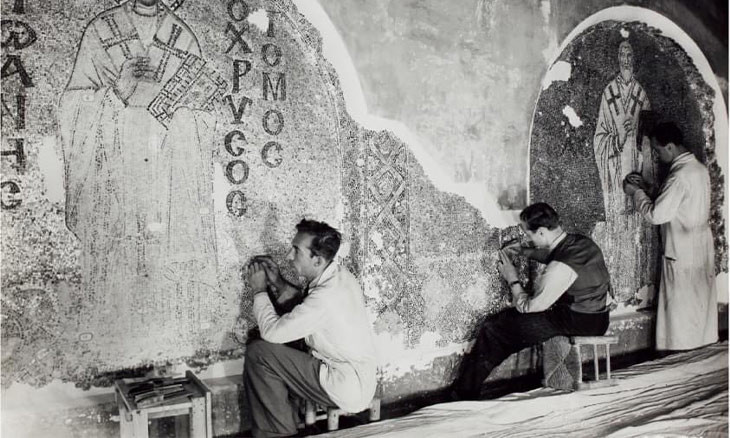 The American who restored Hagia Sophia's mosaics