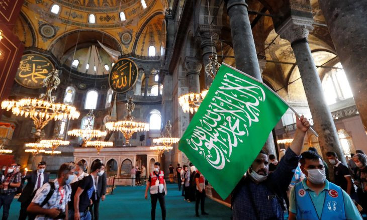 'Turkish gov't failed to comply with UNESCO  guidelines while refurbishing Hagia Sophia'