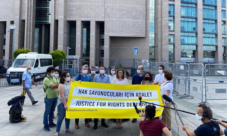 Istanbul court sentences four rights defenders to prison over 'terrorism' in Büyükada case