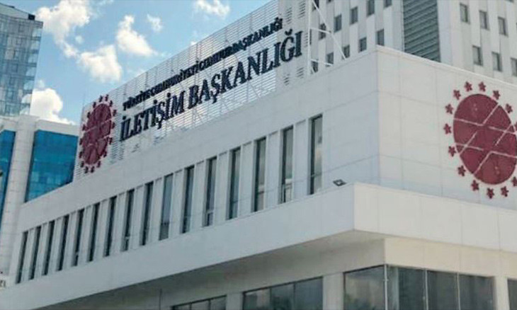 Ankara building with murky past displays Presidential Communications Directorate's seal