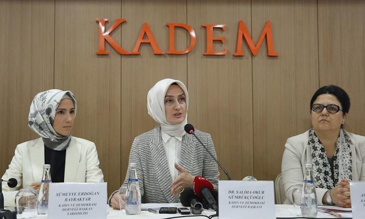 Turkish pro-gov't women's rights organization KADEM voices support for Istanbul Convention