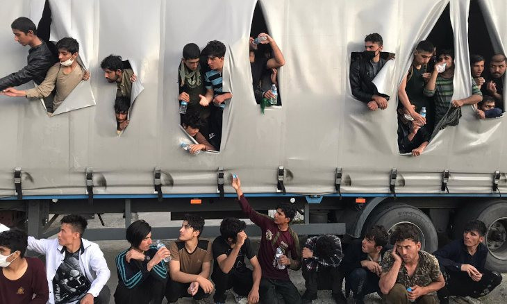 167 migrants struggling to breathe rescued from back of lorry in Turkey's north