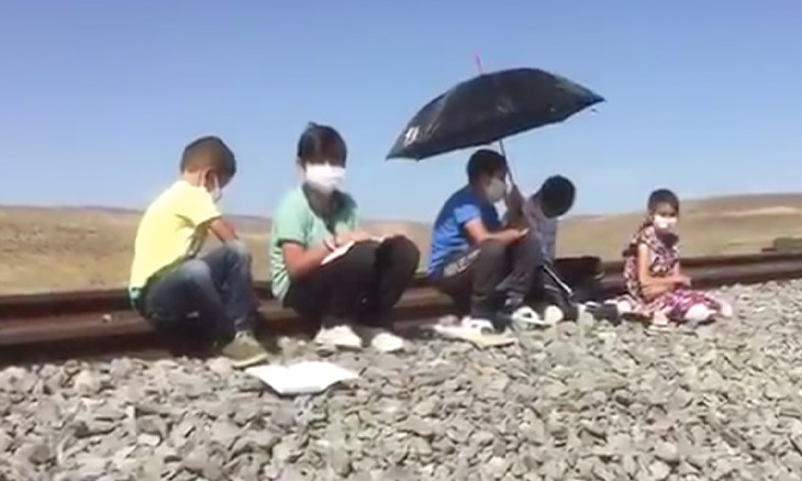 Students in eastern Turkey walk miles to access internet necessary to attend remote education