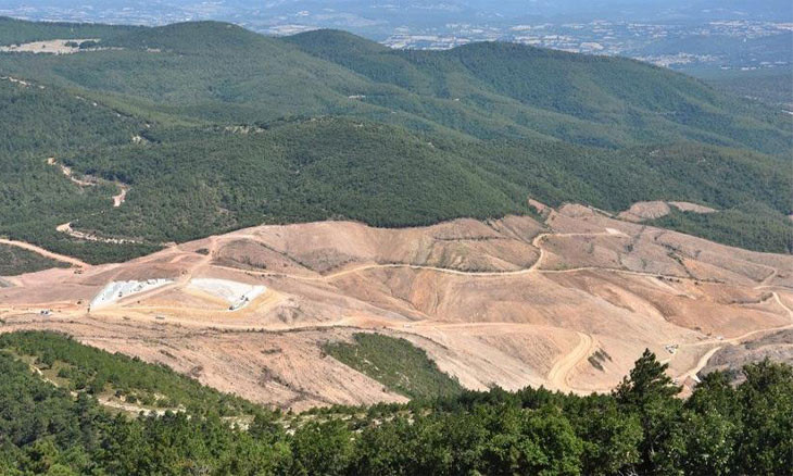 Pro-gov't firm's copper mine risks destroying three villages in Turkey's Kaz Mountains