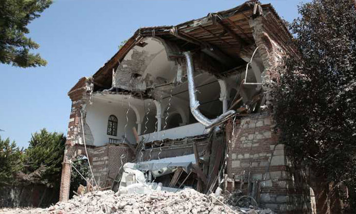 Ancient Greek Orthodox church dubbed 'Bursa's Hagia Sophia' demolished after being left to rot