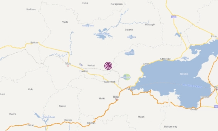 Magnitude-4.7 earthquake hits eastern Turkey
