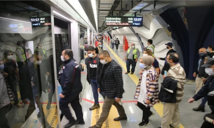 Istanbul's new Mecidiyeköy-Mahmutbey metro line opens, to offer service free of charge for 10 days